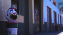 The clown head did little to add cheer to the deserted and dusty streets of Sigchos.